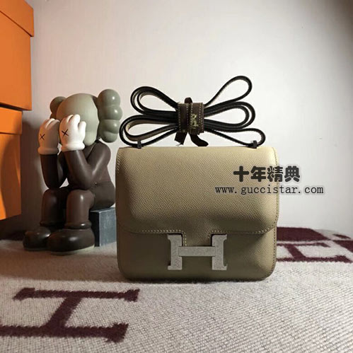 constance包 經(jīng)典康斯坦斯女士單肩包 EPSOM牛皮 灰橙黑藍(lán)色0
