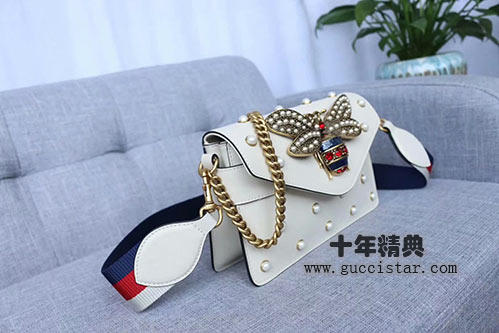 古奇Broadway蜜蜂包 gucc蜜蜂珍珠包