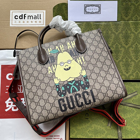 黃梨印花古馳購物袋Pablo?Delcielo的藝術創作