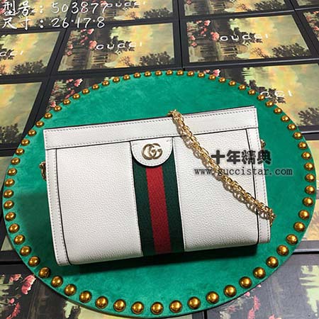 真皮女包 古馳2019新款真皮單肩斜挎包
