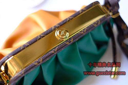 lv云朵包 M67606綠/黃色全皮手提包斜挎包