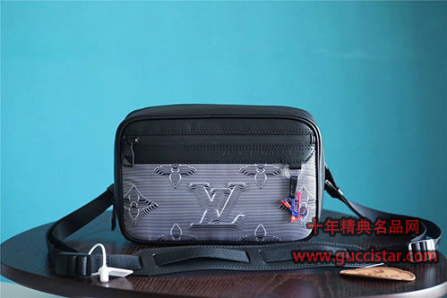 lv 2054系列男士手包斜挎包旅行包 炫彩兩面