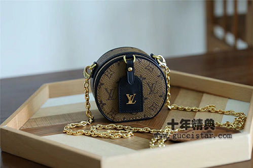 lv迷你圓餅包Boite Chapeau鏈條包M68570