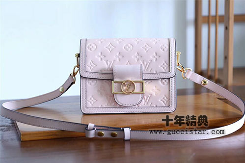 lv迷你漆皮Dauphine手袋 2019年春夏季新款女士單肩包