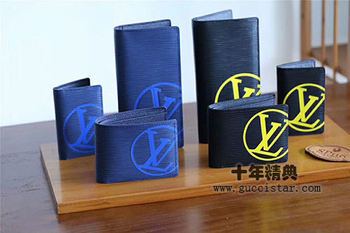 2019最新款lv男士錢夾 水波紋圓圈絲印錢包
