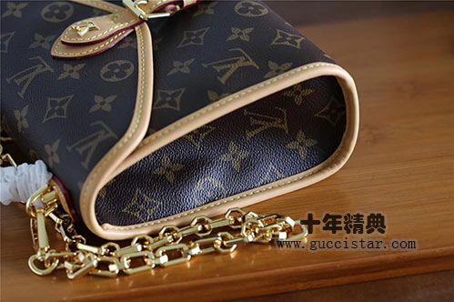 lv老花凱莉包 2019新品老花鏈條包M51123