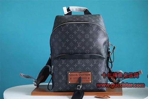 lv Gaston Labels限量版系列黑花徽章男士系列背包郵差包手包錢包
