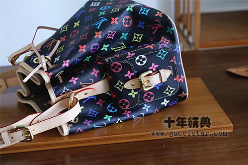 lv黑色三三彩黑彩大號(hào)Noe水桶包