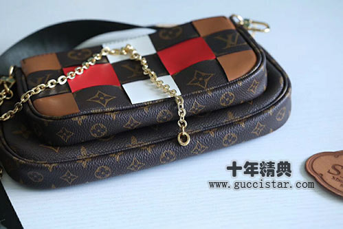 lv格子三件套 MULTI-POCHETTE ACCESSOIRES斜挎包M44813