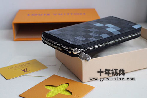 lv馬賽克ZIPPY大號拉鏈錢包N60170