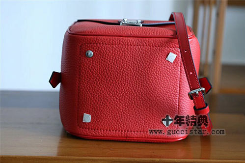 lv骰子包NéO SQUARE手袋 M55475紅色黑色