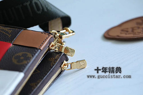 lv格子三件套 MULTI-POCHETTE ACCESSOIRES斜挎包M44813