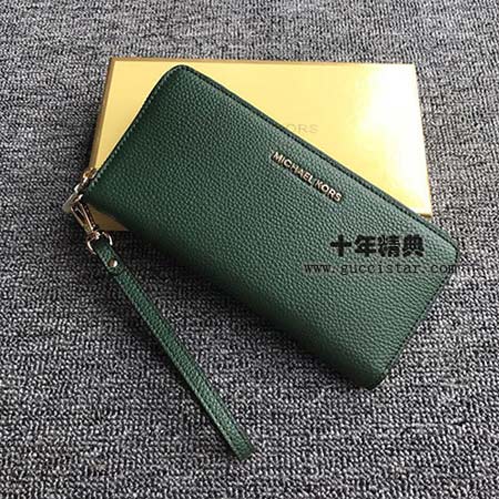 大號MK錢包 女士長款拉鏈錢包 Mercer手包
