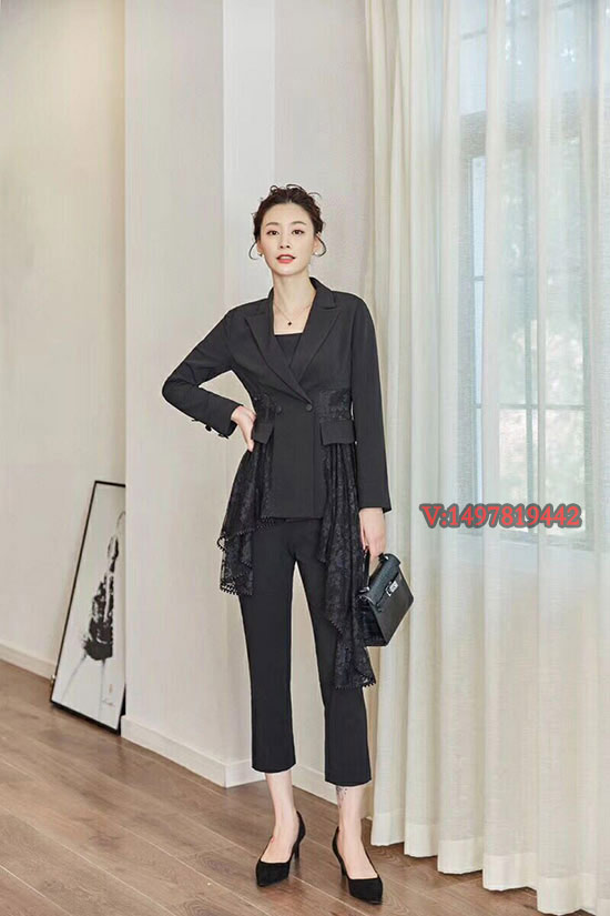2019早春新品迪奧女士西裝 迪奧不規則原單西裝套裝 御姐女神范兒