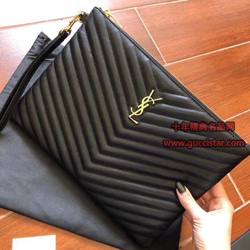 圣羅蘭全皮Monogram手包